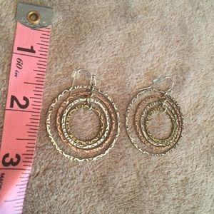 Mixed Metal Circle Earrings | Just Jewelry NEW